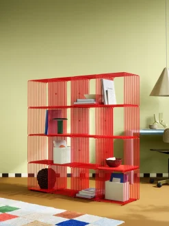 Panton Wire Single shelf 34,8x34,8x34,8 cm, Rosehip