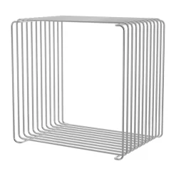 Panton Wire Single shelf 34,8x34,8x25,7 cm, Chrome