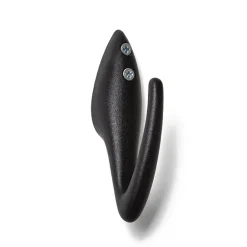Papa clothes hook, black, structure