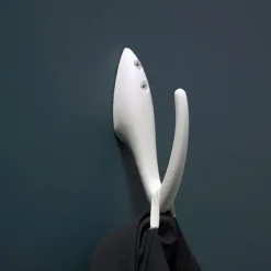 Papa clothes hook, white