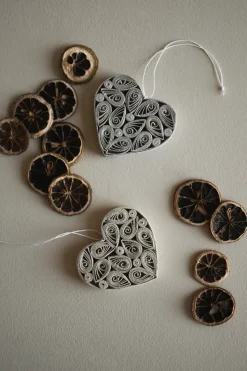 Paper heart 8 cm, Mole