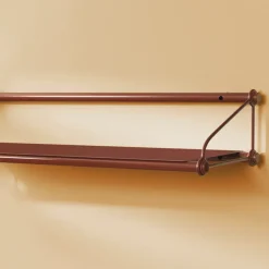 Parade shelf, Oxide red, 3 shelves