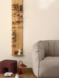 Parade wall-mounted shelf 140 cm, Oiled oak