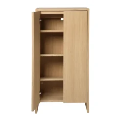 Parcel cabinet, Natural oak, 55x30x110 cm