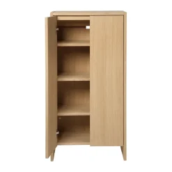 Parcel cabinet, Natural oak, 55x30x110 cm