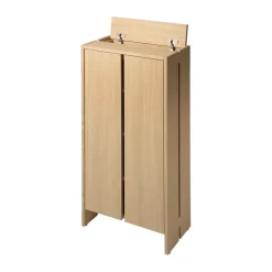 Parcel cabinet, Natural oak, 55x30x110 cm