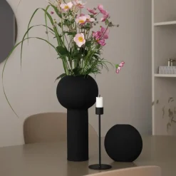 Pastille vase 15 cm, Black