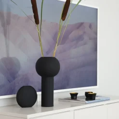 Pastille vase 15 cm, Black