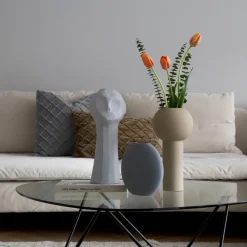 Pastille vase 20 cm, Grey