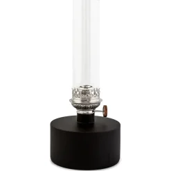 Patina oil lamp, large, Black