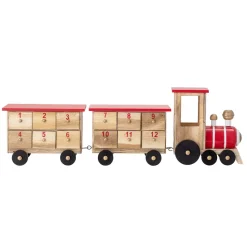 Paulownia Advent calendar train, multi