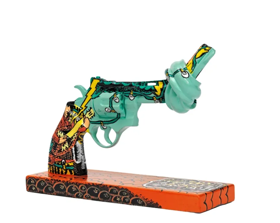 Peace n Luv decoration 19 cm, Multi
