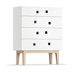 Peep B3 dresser, White, white-pigmented oak