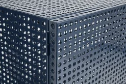 Perforated Cabinet cabinet large, Steel blue