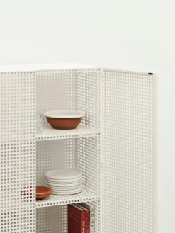 Perforated Cabinet cabinet large, Eggshell