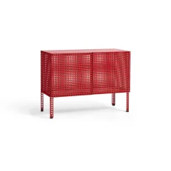 Perforated Cabinet skåp small, Wine red