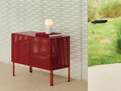 Perforated Cabinet skåp small, Wine red