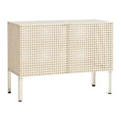 Perforated Cabinet skåp small, Eggshell