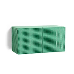 Perforated Cabinet wall cabinet small, Soft jade