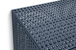 Perforated Cabinet wall cabinet small, Steel blue