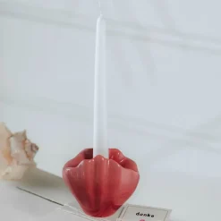 Perlemor Home candle holder 9.5 cm, Beige