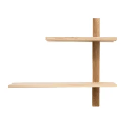 Phase wall shelf, Oak, 68x18x55 cm