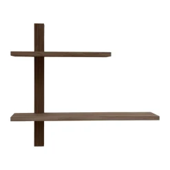 Phase wall shelf, Smoked Oiled Oak, 68x18x55 cm