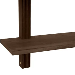 Phase wall shelf, Smoked Oiled Oak, 68x18x55 cm