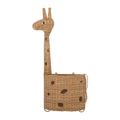 Philine hanging storage basket 90 cm, Nature giraffe