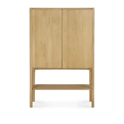 PI cabinet, Oak – 2 doors, 110 cm