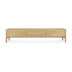 PI media bench, Oak, 242 cm