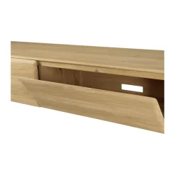 PI media bench, Oak, 242 cm