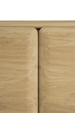PI media bench, Oak, 242 cm