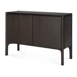 PI Sideboard, Teak dark brown, 2 doors