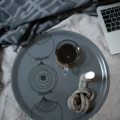 Picknick Elements tray onion Ø38, dark grey