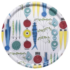 Picknick round tray Ø38 cm, Multi