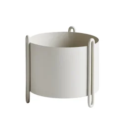 Pidestall flower pot small Ø15 cm, grey
