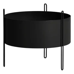 Pidestall flowerpot medium Ø40 cm, Black