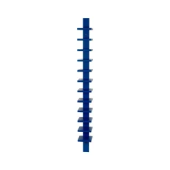 Pilaster wall shelf, Blue stained