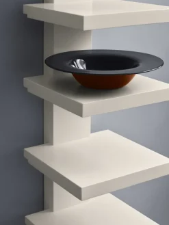 Pilaster wall shelf, Eggshell high gloss
