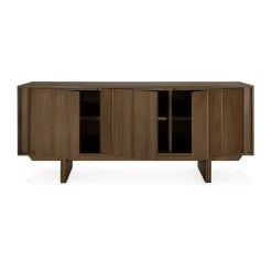 Pillar sideboard, Wild brown teak, 169 cm