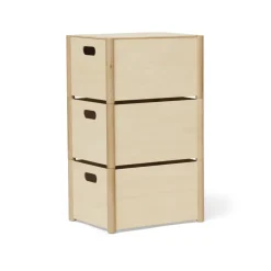 Pillar storage box M, Beech