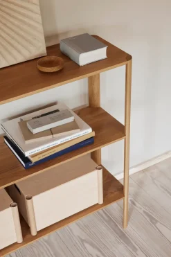 Pillar storage box M, Beech