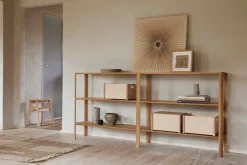 Pillar storage box M, Beech