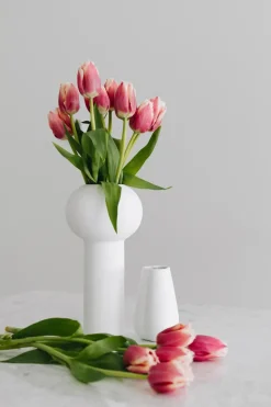 Pillar vase 24 cm, White