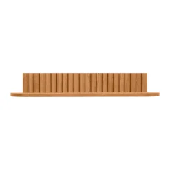 Pillar wall shelf, Oiled Natural Oak, 78x15x12 cm