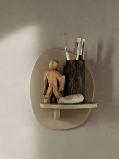 Pilu wall shelf 25 cm, Cashmere