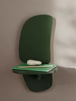 Pilu wall shelf 40 cm, Verdant Green