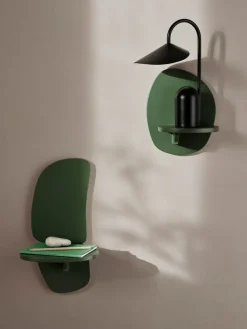 Pilu wall shelf 40 cm, Verdant Green