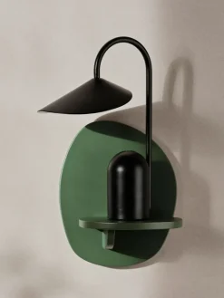 Pilu wall shelf 25 cm, Verdant Green